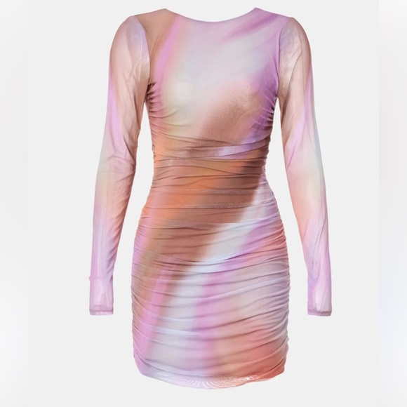 AFRM Maya Mini Long Sleeve Dress
Multicolour Pink - Picture 1 of 4